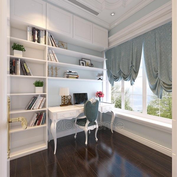 Thiết kế khu vực làm việc biệt thự EuroLand